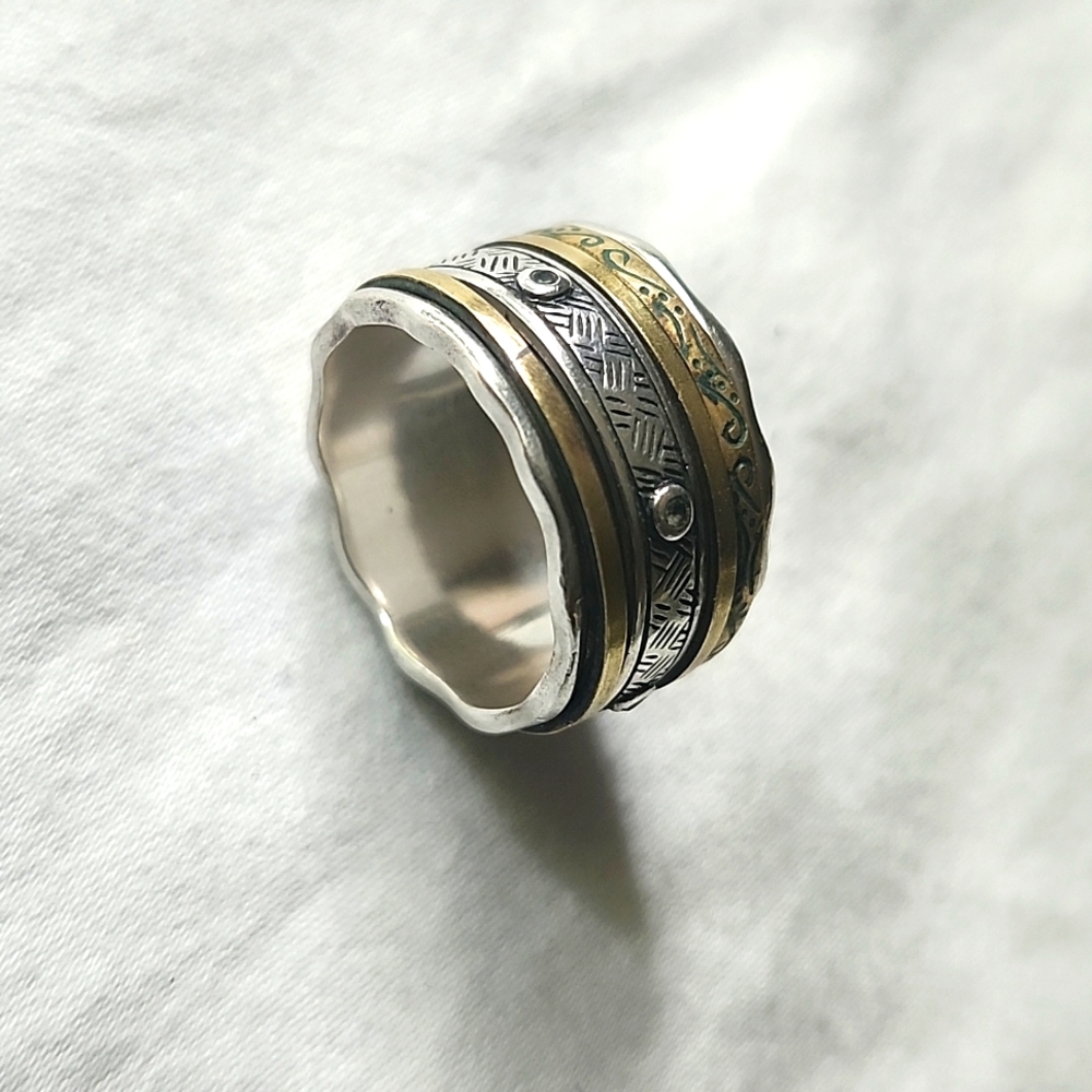 Silpada Twirl Ring Size 10